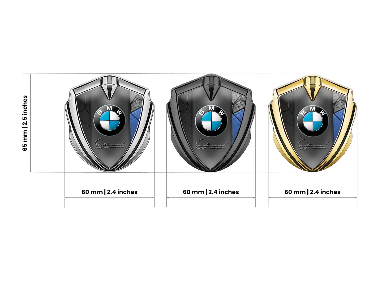BMW Metall Emblem Abzeichen High-End Design Drift Look